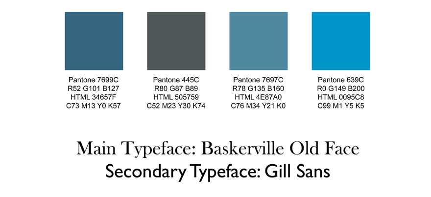 Colours and Typefaces