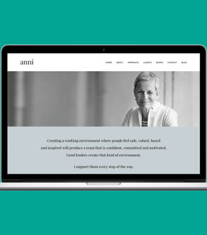 Website design for Anni Townend
